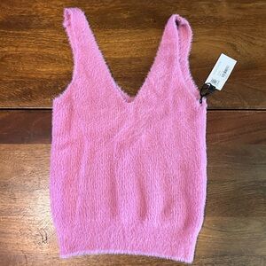 ASTR pink fuzzy tank NWT